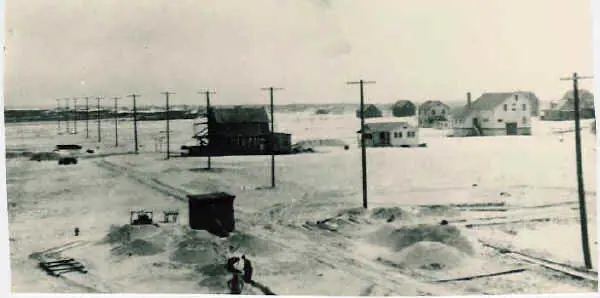 The town in the 1930s